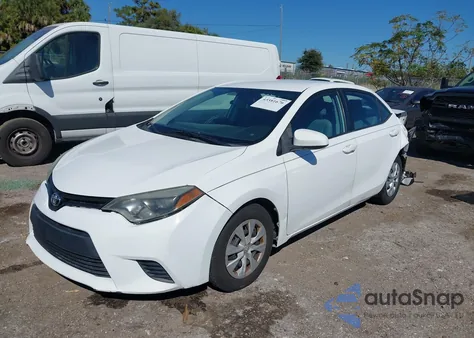 2015 Toyota Corolla L from USA, damaged, VIN 2T1BURHE2FC453729